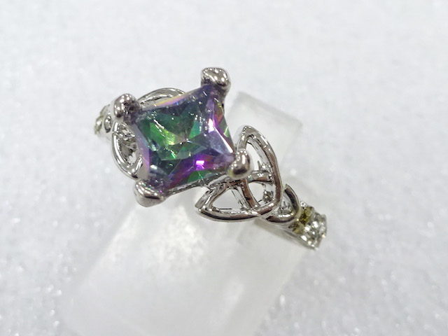 COLORED STONE FASHION RING / JP SIZE 10